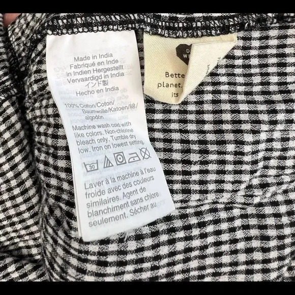 Madewell ruffled straps cami top in gingham Size 6 - Picture 8 of 8